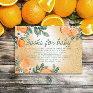 Bücher für Baby Orange Green Blätter Kleine Süsse Begleitkarte