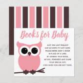 Bücher für Baby Pink Babydusche (Vorne/Hinten)