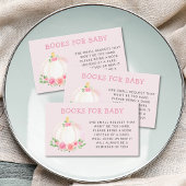 Bücher für Baby Pink Pumpkin Baby Dusche Begleitkarte