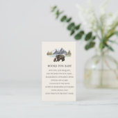 Bücher für Baby Poem Bears Baby Dusche Begleitkarte (Stehend Vorderseite)