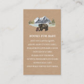 Bücher für Baby Poem Bears Babydusche Cardstock Begleitkarte (Vorderseite)