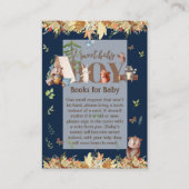 BÜCHER FÜR BABY POEM QR Code Holztiere Begleitkarte (Vorderseite)