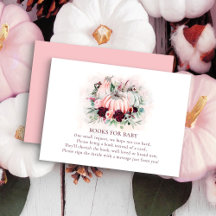 Bücher für Baby Pumpkin Baby Dusche