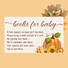 Bücher für Baby Pumpkin Baby Shooting Card Begleitkarte