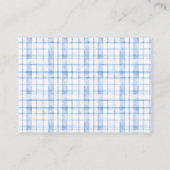 Bücher für Baby Pumpkin Blue Fall Baby Dusche Begleitkarte (Rückseite)