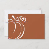 Bücher für Baby Pumpkin Boho Terracotta Babydusche (Rückseite)