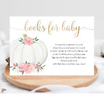 Bücher für Baby Pumpkin Pink Golden Girl Dusche