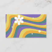 Bücher für Baby Retro Vinyl Record Rocks Funky 80e Begleitkarte (Rückseite)