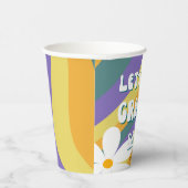 Bücher für Baby Retro Vinyl Record Rocks Funky 80e Pappbecher (Rechts)