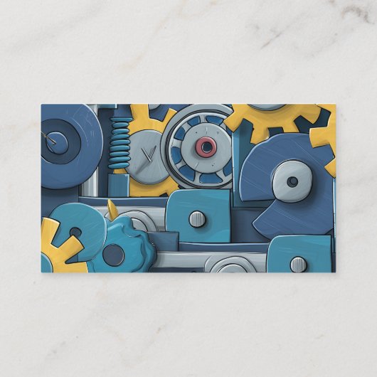 Bücher für Baby Robot Gears Begleitkarte (Rückseite)