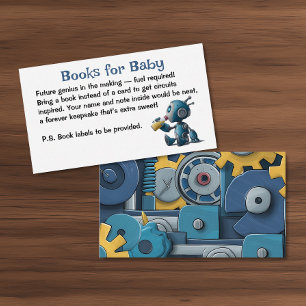 Bücher für Baby Robot Gears Begleitkarte