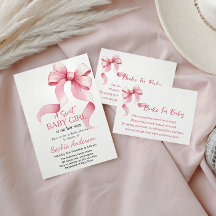 Bücher für Baby-Rosa-Schleife-Baby-Party