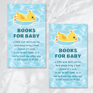 Bücher für Baby Rubber Ducky Splash Begleitkarte