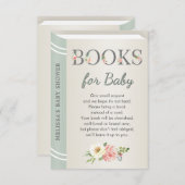Bücher für Baby Sage Library Storybook Neutral Begleitkarte (Vorne/Hinten)