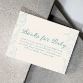 Bücher für Baby Seashell Beach Baby Dusche Begleitkarte