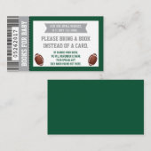 Bücher für Baby, Sport, Fußball-Baby-Dusche Begleitkarte (Vorne/Hinten)