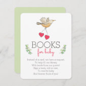 Bücher für Baby Springtime Begleitkarte (Vorne/Hinten)