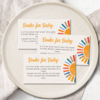 Bücher für Baby Sun Babyduschenkarte