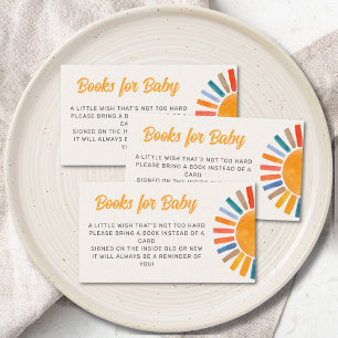 Bücher für Baby Sun Babyduschenkarte Begleitkarte