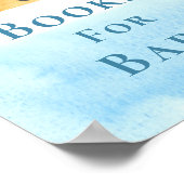 Bücher für Baby Sun-Themed Baby Dusche Schild (Ecke)