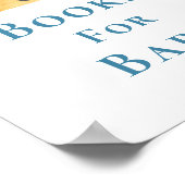 Bücher für Baby Sun-Themed Baby Dusche Schild (Ecke)