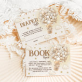 Bücher für Baby Teddy Bear Boho Balloons Begleitkarte