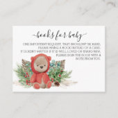 Bücher für Baby Teddy Bear Boho Weihnachten Begleitkarte (Vorderseite)