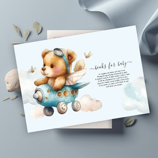 Bücher für Baby Teddy Bear Einladung
