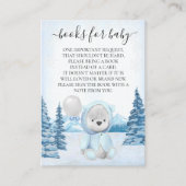 Bücher für Baby Teddy Bear Weihnachten Begleitkarte (Vorderseite)