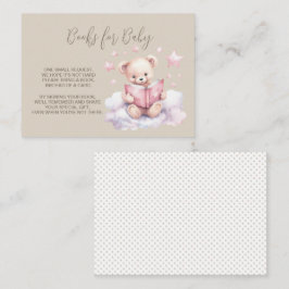 Bücher für Baby - Teddybären Begleitkarte