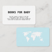 Bücher für Baby Travel Boarding Pass Blue Boy Begleitkarte (Vorne/Hinten)