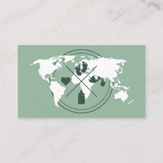 Bücher für Baby Travel Passport Boarding Pass Begleitkarte (Rückseite)