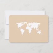 Bücher für Baby Travel Passport Boarding Pass Boho Einladung (Rückseite)