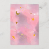 Bücher für Baby Twinkle Twinkle Little Star Theme Begleitkarte (Rückseite)