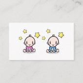 Bücher für Baby-Twins, Buchanfragen, gemischte Twi Begleitkarte (Rückseite)