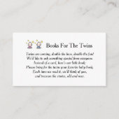 Bücher für Baby-Twins, Buchanfragen, gemischte Twi Begleitkarte (Vorderseite)