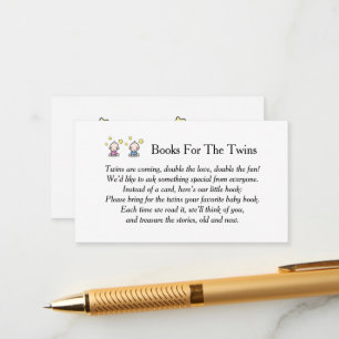 Bücher für Baby-Twins, Buchanfragen, gemischte Twi Begleitkarte