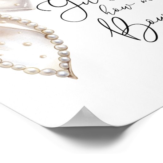 Bücher für Baby- und Perlduschenbücher Poster (Ecke)