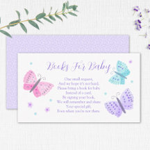 Bücher für Baby Watercolor Butterfly Babydusche