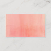 Bücher für Baby Watercolor ein süßer, kleiner Pfir Begleitkarte (Rückseite)