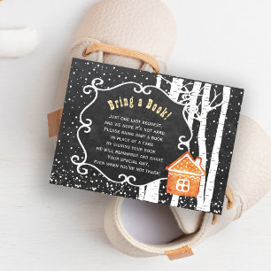 Bücher für Baby Winter bring a book Einlegekarte Begleitkarte