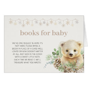 Bücher für Baby Winter Eisbär Buchanfrage