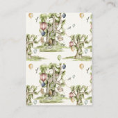 Bücher für Baby Woodland Animals Aquarelldusche Begleitkarte (Rückseite)