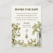 Bücher für Baby Woodland Animals Aquarelldusche Begleitkarte (Vorderseite)