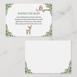 Bücher für Baby Woodland Animals Theme Begleitkarte