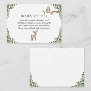 Bücher für Baby Woodland Animals Theme Begleitkarte