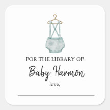 Bücher für Babyaufkleber