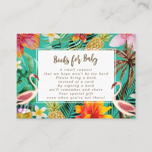 Bücher für Babyausgabe Begleitkarte (Vorderseite)