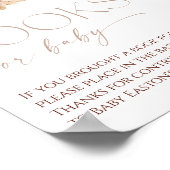 Bücher für Babyboho Herbst rustikal florale Poster (Ecke)