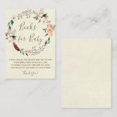 Bücher für Babybuchanfragen Begleitkarte (Vorne/Hinten)